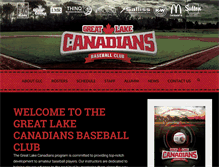 Tablet Screenshot of greatlakecanadians.com